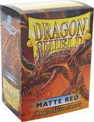 Dragon Shield Card Sleeves Box of 100 in Matte Red